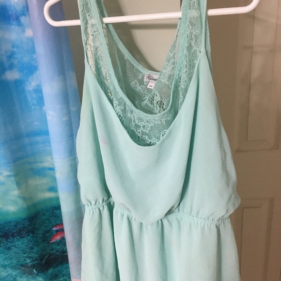 Cute fitted small turquoise dress! - Picture 1 of 5